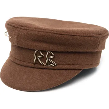Čepice Kapitánka hnědá Ruslan Baginskiy - Ruslan Baginskiy Safety-pin Baker Boy Cap Velikost: 59 cm (L)