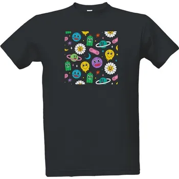 Tričko s potiskem Veselé obrázky pánské