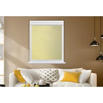 Roleta Rolux Vnitřní zatemňující roleta Color hit Žlutá (NEW YORK 7100), 500 mm, 1600 mm