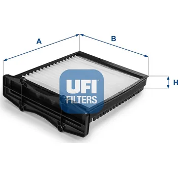 Ventilátor topení a klimatizace Filtr, vzduch v interiéru UFI 53.105.00