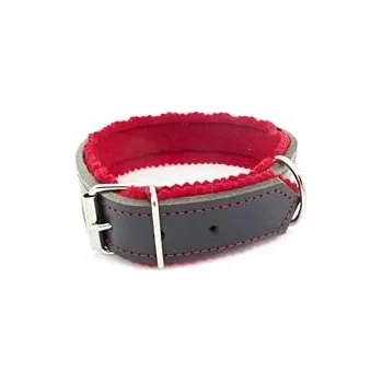 Obojek pro psa Obojek na psa kožený 50cm/30mm černý