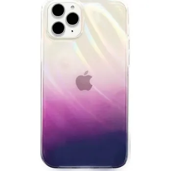 Pouzdro na mobilní telefon Ochranný měňavý kryt pro iPhone 11 Pro - růžovofialový
