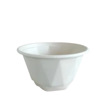 Jednorázové nádobí EcoPack Miska EKO z cukrové třtiny 1000 ml kulatá béžová bal/50 ks