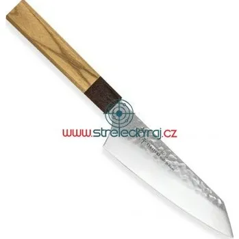 Kuchyňský nůž nůž WA-Kengata Santoku 160mm, Sakai Takayuki VG-10 Zelkova Oktagon