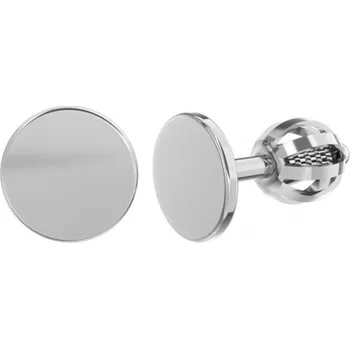 Náušnice Minimalistické zlaté náušnice IDOL Circle Materiál šperku: Bílé zlato