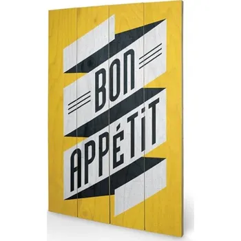 Obraz Dřevěný obraz Edu Barba - Bon Appetit