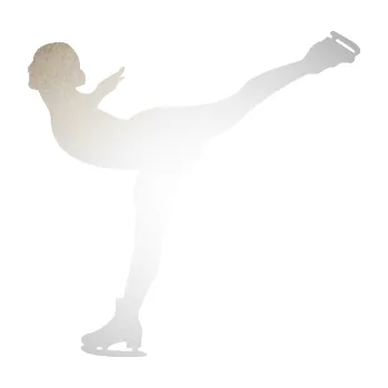 Polep vozidla SAMOLEPKA Krasobruslení 014 levá krasobruslařka (82 - odrazková reflexní bílá) NA AUTO, NÁLEPKA, FÓLIE, POLEP, TUNING, VLASTNÍ TEXT, TISK, AUTOSAMOLEPKY.cz, POLEPY, OBRÁZEK, LOGO, SAMOLEPKY