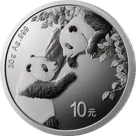 Čínská mincovna Stříbrná investiční mince panda 2023 30 g