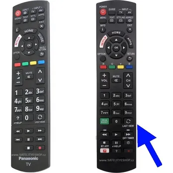 Dálkový ovladač Dálkový ovladač N2QAYB001109 Panasonic náhradní