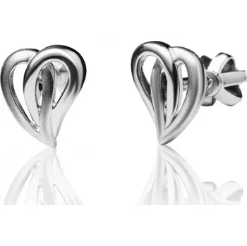 Náušnice Peckové zlaté náušnice Kinsley Materiál šperku: Bílé zlato