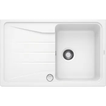 Granitový dřez Blanco SONA 45 S bílá s excentrem