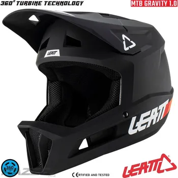 Integrální MTB helma LEATT MTB 1.0 Gravity Helmet V23 Black 2026 S