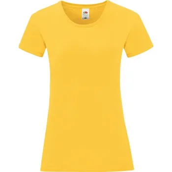 Dámské tričko Fruit of the Loom Dámské triko 61-432-0 Sunflower L
