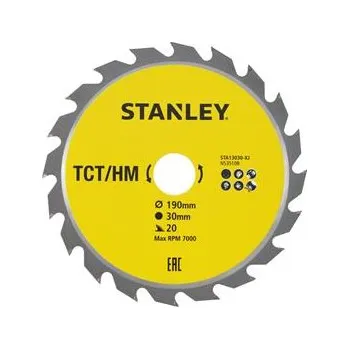 Pilový kotouč Stanley kotouč TCT/HM podélné řezy O 190 x 30 mm, 20 zubů