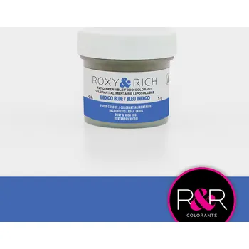 Potravinářské barvivo ROXY & RICH BARVA ROZPUSTNÁ V TUKU MODRÁ - INDIGO BLUE 5g