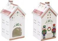 Easy Life Nutcracker porcelánový domeček 14,5 cm bílý