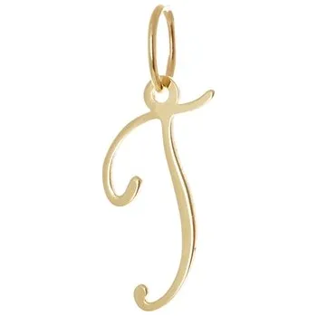 Přívěsek Přívěšek ze žlutého zlata písmeno T ZZ0927TF