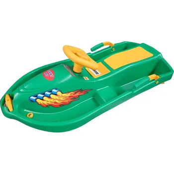 Boby Acra Snow Boat řiditelný bob zelený