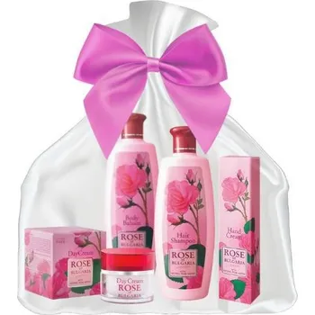 Kosmetická sada Biofresh Rose of Bulgaria Mini dárkový balíček kosmetiky s bulharskou růží 4 ks