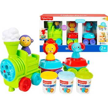 Hračka pro nejmenší Fisher Price Dough Train vláček s plastelínou