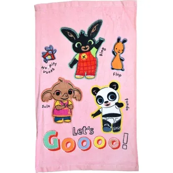 Dětský ručník BING! růžový 30X50cm Setino