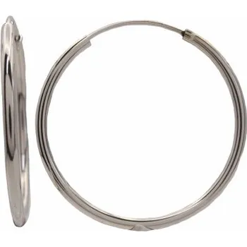 Náušnice Stříbrné náušnice kroužky