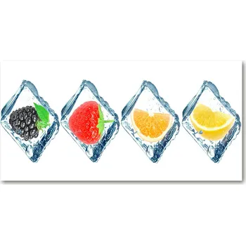 Obraz Fotoobraz na skle Ovoce v kostkách