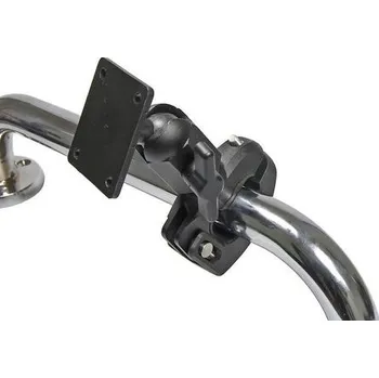 Brodit otočný úchyt na trubku s kloubem, průměr 22-31mm, montážní podložka 50x42 mm, předvrtané AMPS