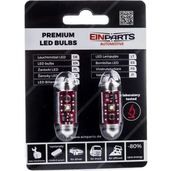 Autožárovka C10W LED žárovky 2,5W (1 x CREE XP-E) 39mm 6000K CANBUS