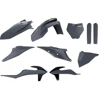 POLISPORT kompletní plasty KTM SX/SX-F 19, barva šedá KTM SX 400 rok 2019