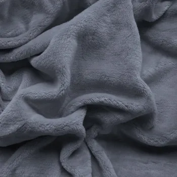 Prostěradlo Numberoplus Mikroplyšové prostěradlo šedé 180 x 200 cm