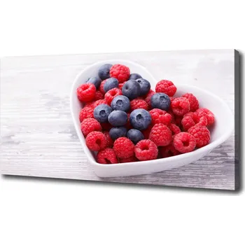Obraz Foto obraz tištěný na plátně Maliny a borůvky