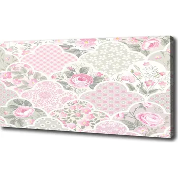 Obraz Foto obraz na plátně Růže a ornamenty