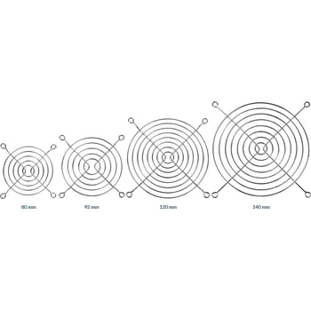 PC skříň ARCTIC ACFAN00085A 80mm Fan Grills