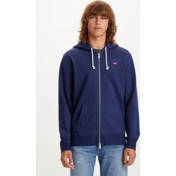 Pánská mikina LEVI'S PÁNSKÁ MIKINA NA ZIP- MODRÁ M