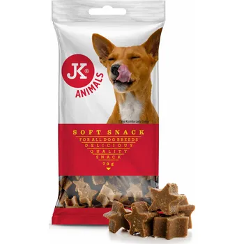 Pamlsek pro psa JK ANIMALS, Mini kalciové hvězdičky, 70 g