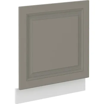 Kuchyňská skříňka Kuchyňská dvířka Stilo ZM 570x596, soklová lišta bílá, dvířka světle šedá CLAY
