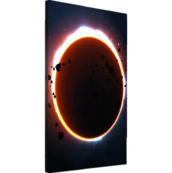 Obraz Vertikální Foto obraz na plátně Zatmění slunce