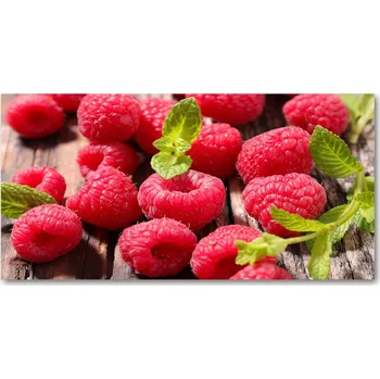 Obraz Moderní skleněný obraz z fotografie Maliny