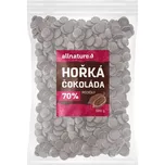 Allnature Pecičky Hořká čokoláda 70% hořká čokoláda 500 g