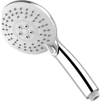 Sprchová hlavice EBS Ruční sprcha 12 cm samočistící, 3jet, chrom/bílá