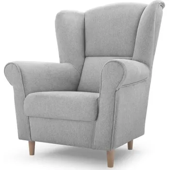 Křeslo Křeslo Ušák Varezza - světle šedé