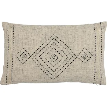 Bloomingville Polštář Carice 50x30cm s výšivkou bavlna
