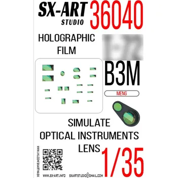 Plastikový model SX-ART 1/35 Holographic film T-72B3M (MENG)