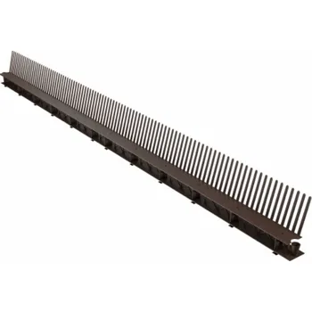 Okapová větrací mřížka Eurovent COMB VENTI Barva: 8019 - hnědá