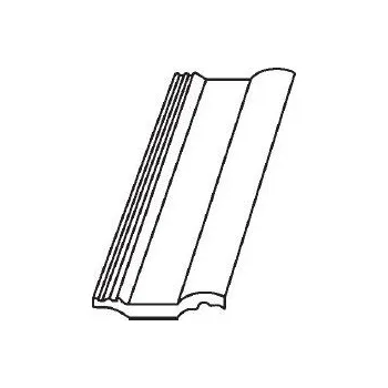 Střešní krytina Střešní krytina Nelskamp Finkenberger půlka / TOP 2000S tmavohnědá, betonová