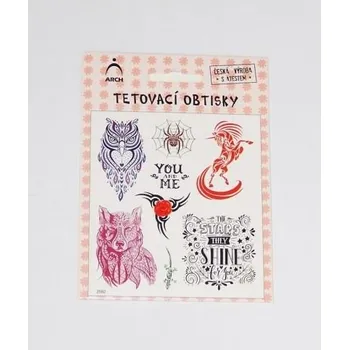 Odstranitelné tetování Dětské tetovací obtisky dívčí ornamenty 02