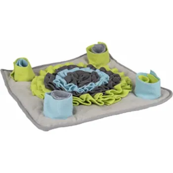 Hračka pro psa Čmuchací deka FLAMINGO Joya šedá 40x40x5,5cm