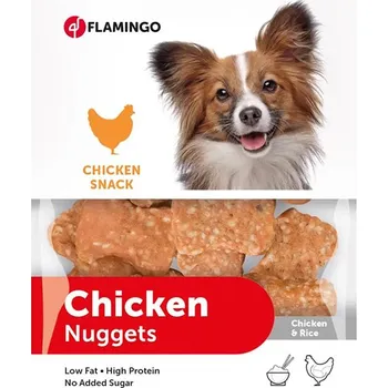 Pamlsek pro psa FLAMINGO Chick´n Snack - Chicken Nuggets 400g