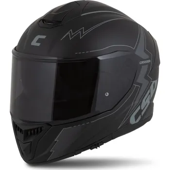 Helma na motorku Přilba Integral GT 2.1 Flash, CASSIDA (černá matná/tmavě šedá) plexi s přípravou pro Pinlock 2026 (Velikost: XS (53 až 54 cm))